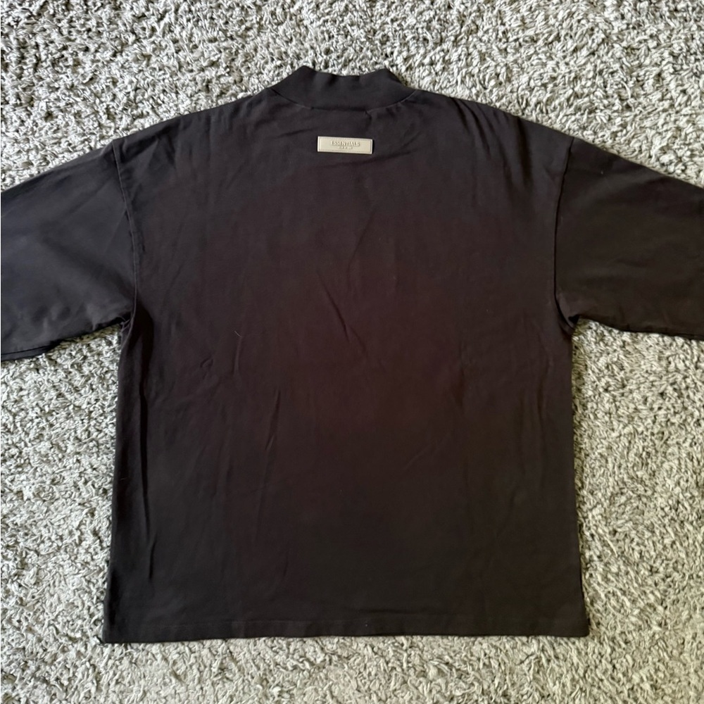 Fear of God Essentials - Mock Neck Long Sleeve 1977 ‘Iron’ - Picture 6 of 7